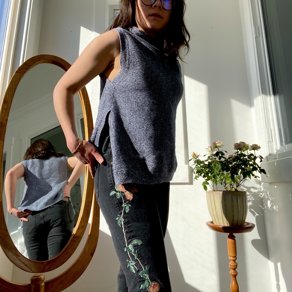 MONK & LOU knitted vest